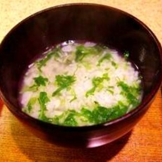 ローズ家の七草雑炊